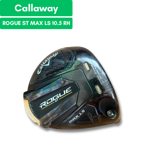 Callaway ROGUE ST MAX LS 10.5 deg Driver Head Only RH w/Headcover USED