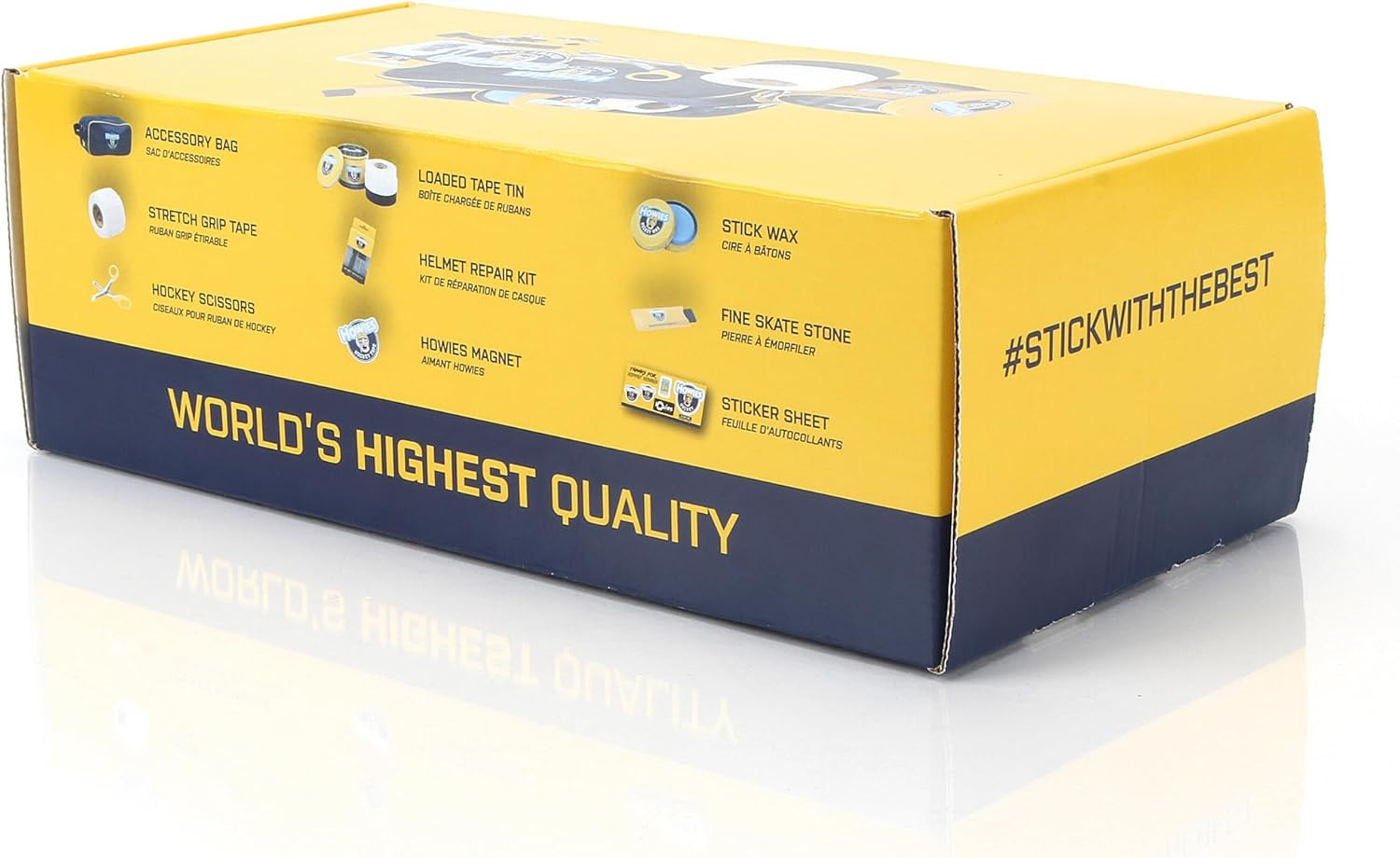 Howies Hockey Loaded Accessory Bag – Includes Stick, Grip, and Shin Pad Tape, He