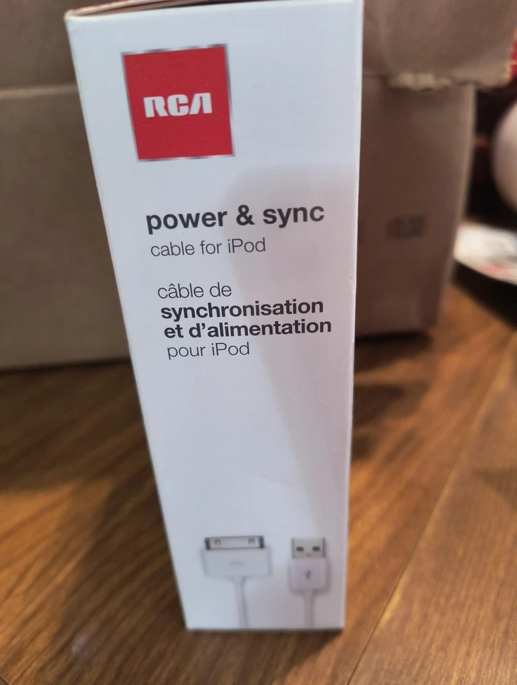 Шнур для зарядки iPod шнур 10 футов 3 м белый RCA - Изображение 3 из 4