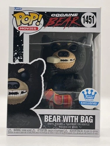 Funko POP!  Movies Cocaine Bear Bear With Bag 1451 Exclusive