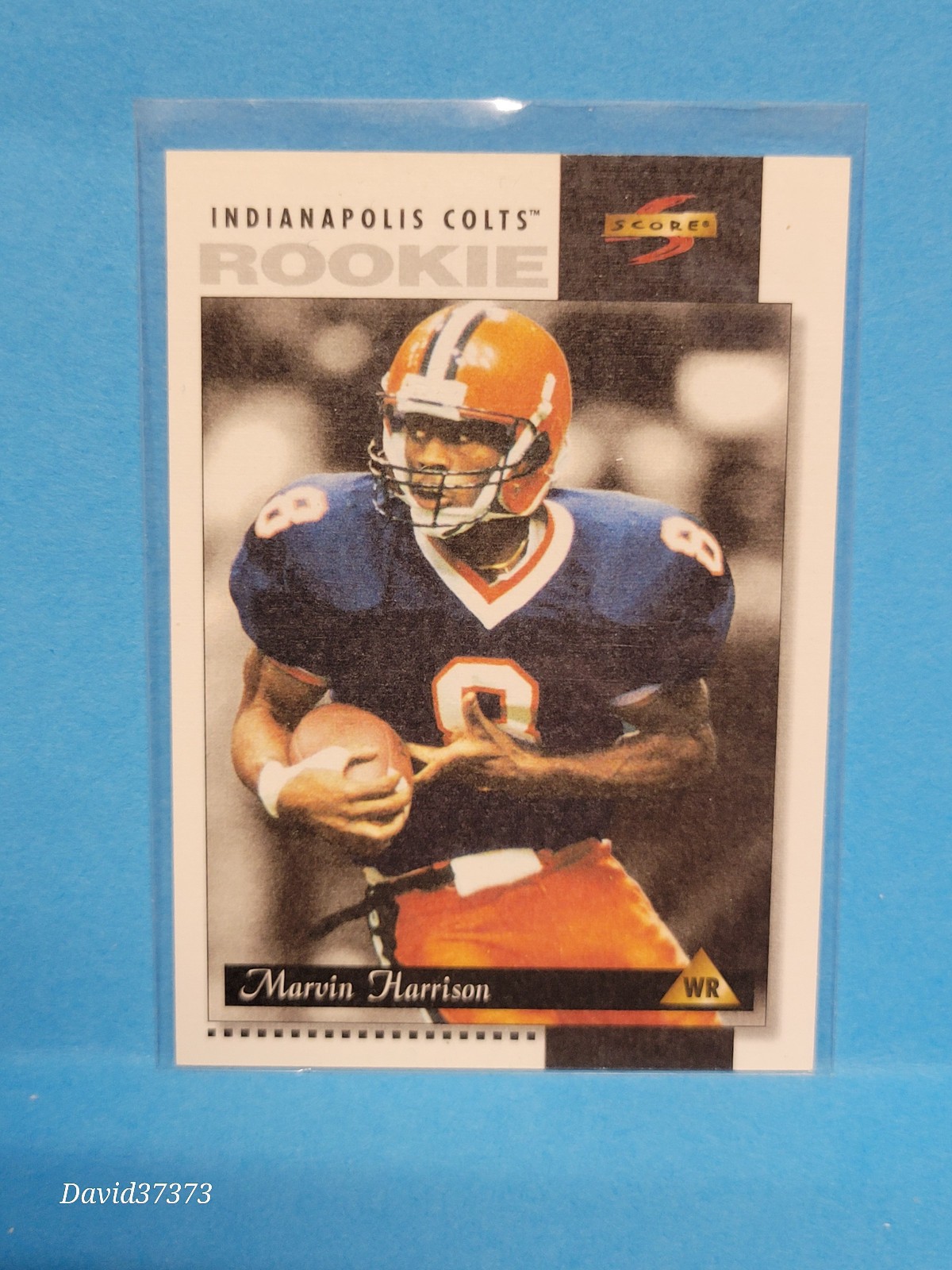 1996 Score - Rookie Marvin Harrison #230 (RC) FIELD FORCE Parallel 