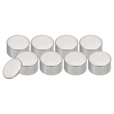 72 Pcs Metal Stamping Blanks, 10mm Round Stamping Name Tags Stainless Steel