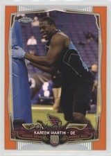 2014 Topps Chrome Retail Orange Refractor Kareem Martin #162 0dk