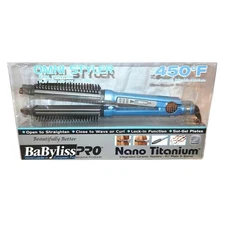 NEW! BaByliss PRO BABNT8125 Nano Titanium Omni Styler Straightener Flat Iron