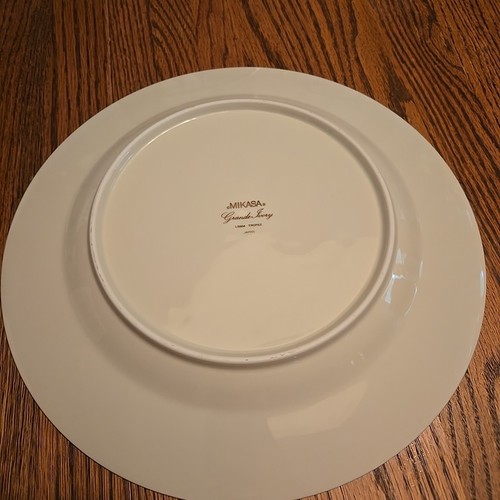 Mikasa Grand Elfenbein Tropez 12" Durchmesser Runde Platte ~ Schöner Zustand - Bild 5 von 6