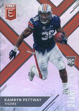 2018 Elite Draft Picks #128A Kamryn Pettway RC (blue jsy) Card