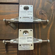 Independent Stage 11 Hollow Delfino Silver Red Standard Skateboard Trucks New