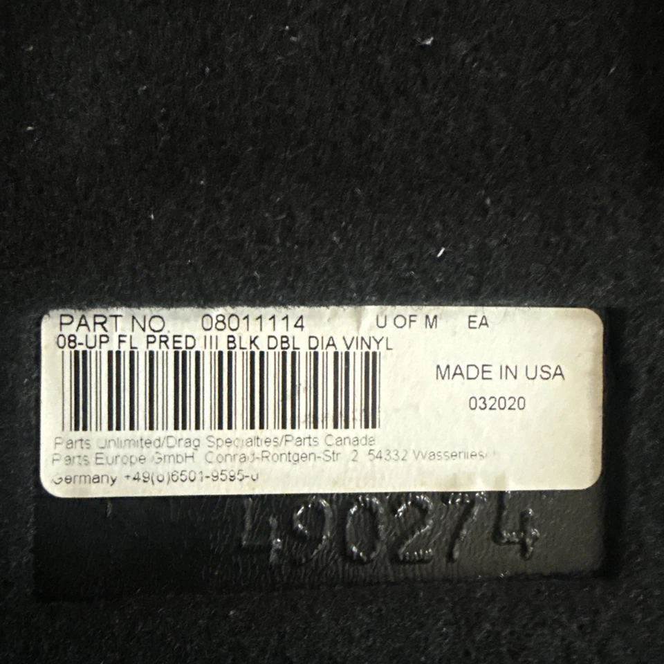 Asiento Drag Specialties Predator III Diamond para Harley FL 2008-up Foto 3 de 4