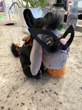 2002 Disney World Resort Winnie the Pooh 7" Halloween Eeyore Bean Bag Plush