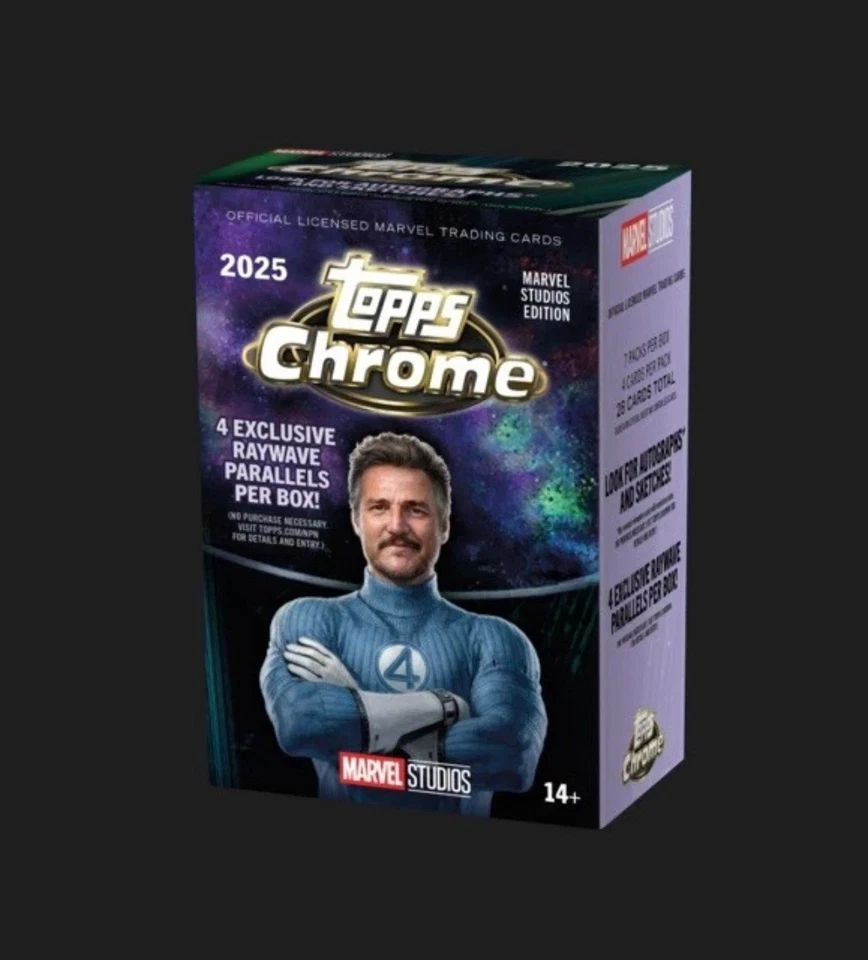 TOPPS CHROME MARVEL 2025 BLASTER **RIP AND SHIP** LIVE ON STREAM - RYAN