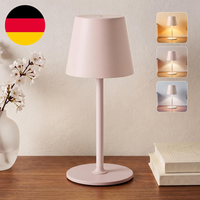 Tischlampe Kabellos, Led Nachttischlampe, Akku Tischleuchte, Schreibtischlampe F