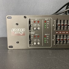 DOD SR231QX Dual Channel 31-Band Graphic Equalizer Pro Audio Rackmount EQ TESTED