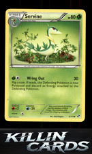 Servine (4) 4/114 Pokemon Uncommon Black and White Card LP