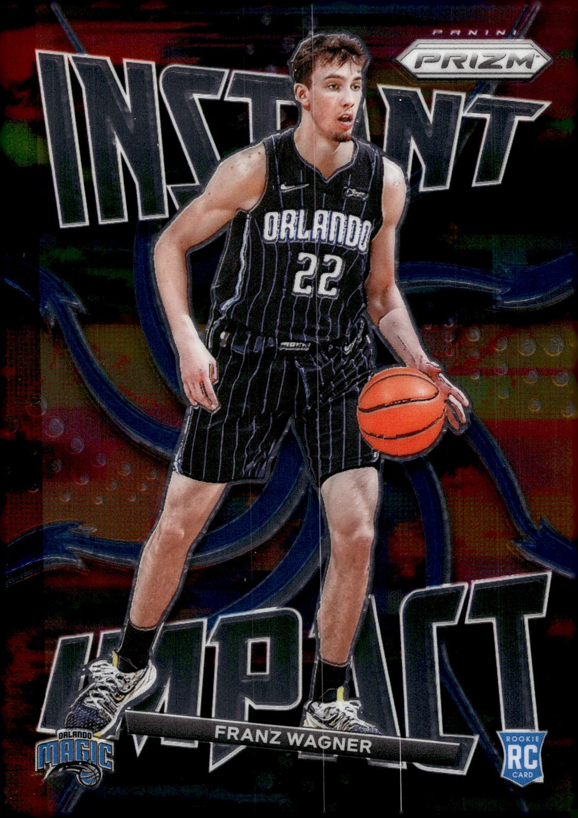 2021-22 Panini Prizm #13 Franz Wagner Instant Impact RC
