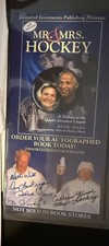 Gordie Howe + Wife Colleen Dual Signed Autographed Mr + Mrs Hockey Book Promo