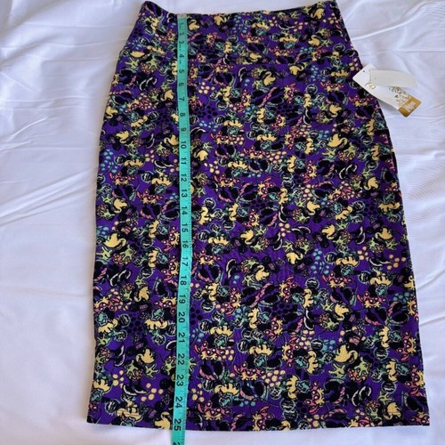 Disney x Lularoe Minnie Skirt Purple Midi Soft Comfortable Breathable Small NWT - Picture 5 of 5