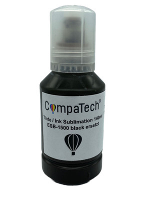 CompaTech Tinte Sublimation Black 140ml (SC-F100) ersetzt Epson ESB 1500