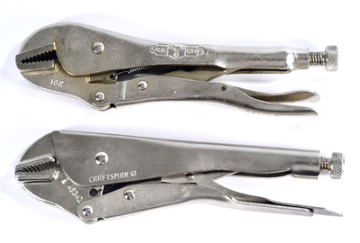 #ad 2x 9quot; Straight Jaw Locking Pliers Craftsman 945341 and Vice Grip 10R NOS $49.00