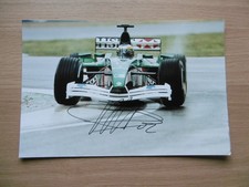 Pedro de la Rosa "Jaguar" autograph signed 20x30 cm picture