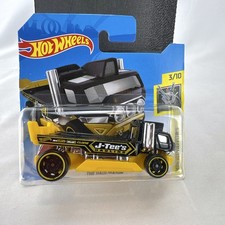 2021 Hot Wheels Experimotors The Haulinator Black Yellow Truck Diecast 34/250
