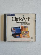 Broderbund - ClickArt Presentation Graphics VTG publishing software NEW