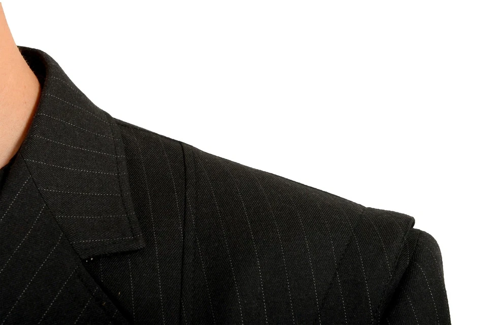 Blazer Scuderia Ferrari Hombre Doble Pecho 100% Lana Rayas US 44 IT 54 Foto 4 de 4