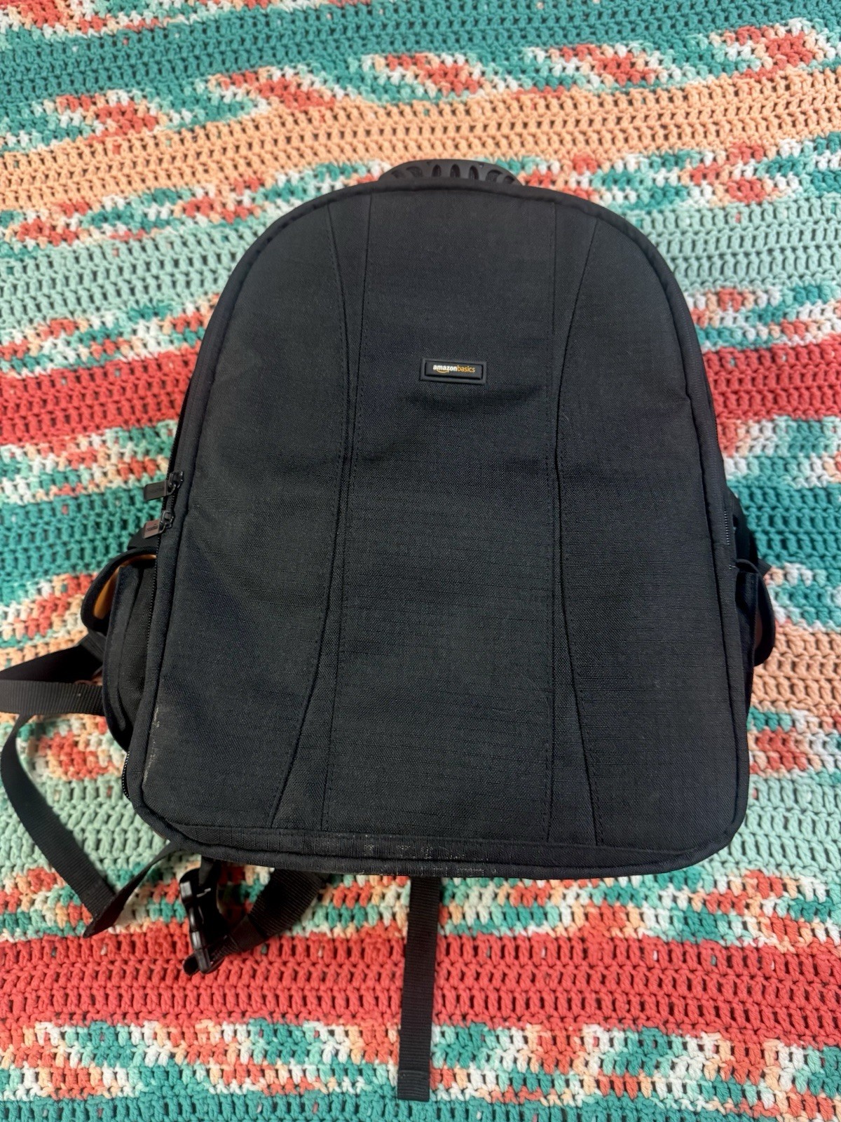 AmazonBasics DSLR Camera and Laptop Backpack