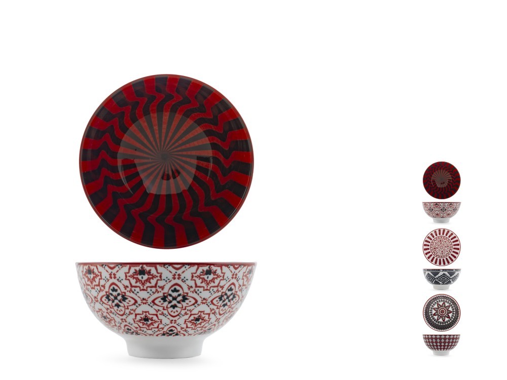 H&H Set Of 6 Poke Bowls Nomad - Bruno Barbieri Ø 10 Cm