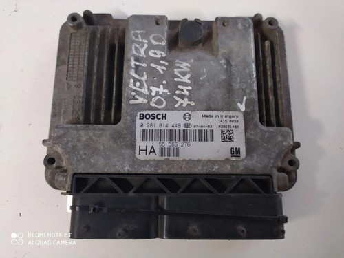 OPEL VECTRA C Estate Motorsteuergerät ECU 0281014449 1.90 Diesel 2007 28604448