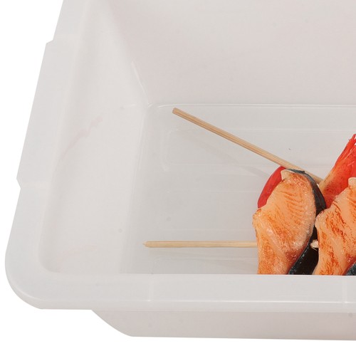 3 Pcs Storage Box Dish Bucket for Washing Dishes Commercial Bus Tub - Picture 7 of 12