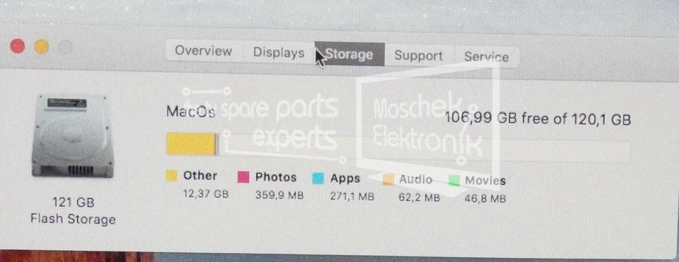 Apple MacBook Air A1369 13" I5 1,7GHz 4GB RAM 128GB SSD OS X El Capitan - Bild 4 von 4