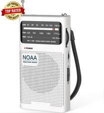 NOAA Weather Radio, AM FM NOAA Emergency Radio Portable with Best Reception Head