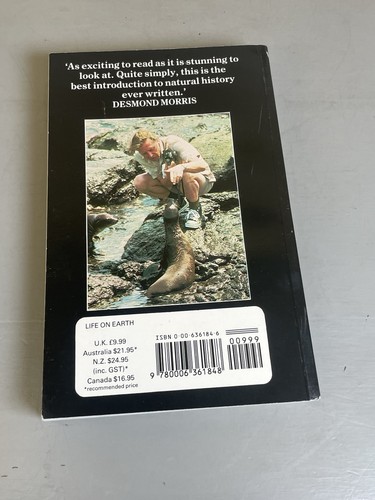 Life on Earth Signed by David Attenborough – BBC Fontana Paperback - Picture 6 of 6