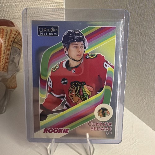 2023-24 O-Pee-Chee Platinum- Connor Bedard Rookie #R-100 Chicago Blackhawks