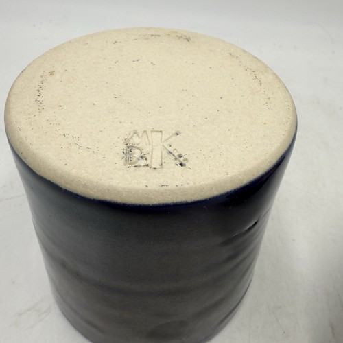 Studio Art Pottery Rustic Ceramic Butter Bell Crock Butter Keeper, Artist Signed - Picture 13 of 14