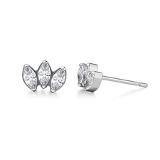 Hypoallergenic G23 Pure Titanium Earrings  Crown  F136 Implant Grade Pier - 04