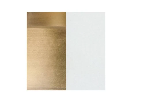 Capital Lighting Bradley 15x9in 2-Light Aged Brass Vanity White Metal Shade Wht - Picture 6 of 6