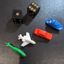 Monopoly Ultimate Banking Spare Replacement Single Playing Tokens Pieces + dice