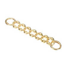 Purse Strap Extender 6.3-Inch, Bag Extender Chain Light Gold, 0.8 Width