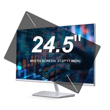 Computer Privacy Screen 24.5 Inch Removable Privacy Shield Anti Glare Monitor...