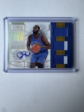 2009-10 Playoff National Treasures - James Harden #5 Trios /49 (AU, MEM, RC)