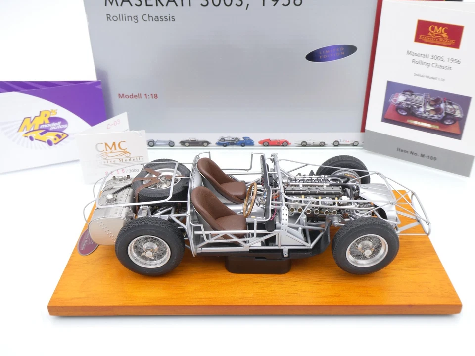 CMC M-109 # Maserati 300S Baujahr 1956 " Rolling Chassis " 1:18 RARITÄT ab 1,- € - Bild 4 von 4