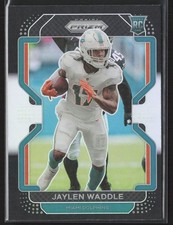 2021 Panini Chronicles #PB-10 Jaylen Waddle Prizm Black Silver Rookie RC