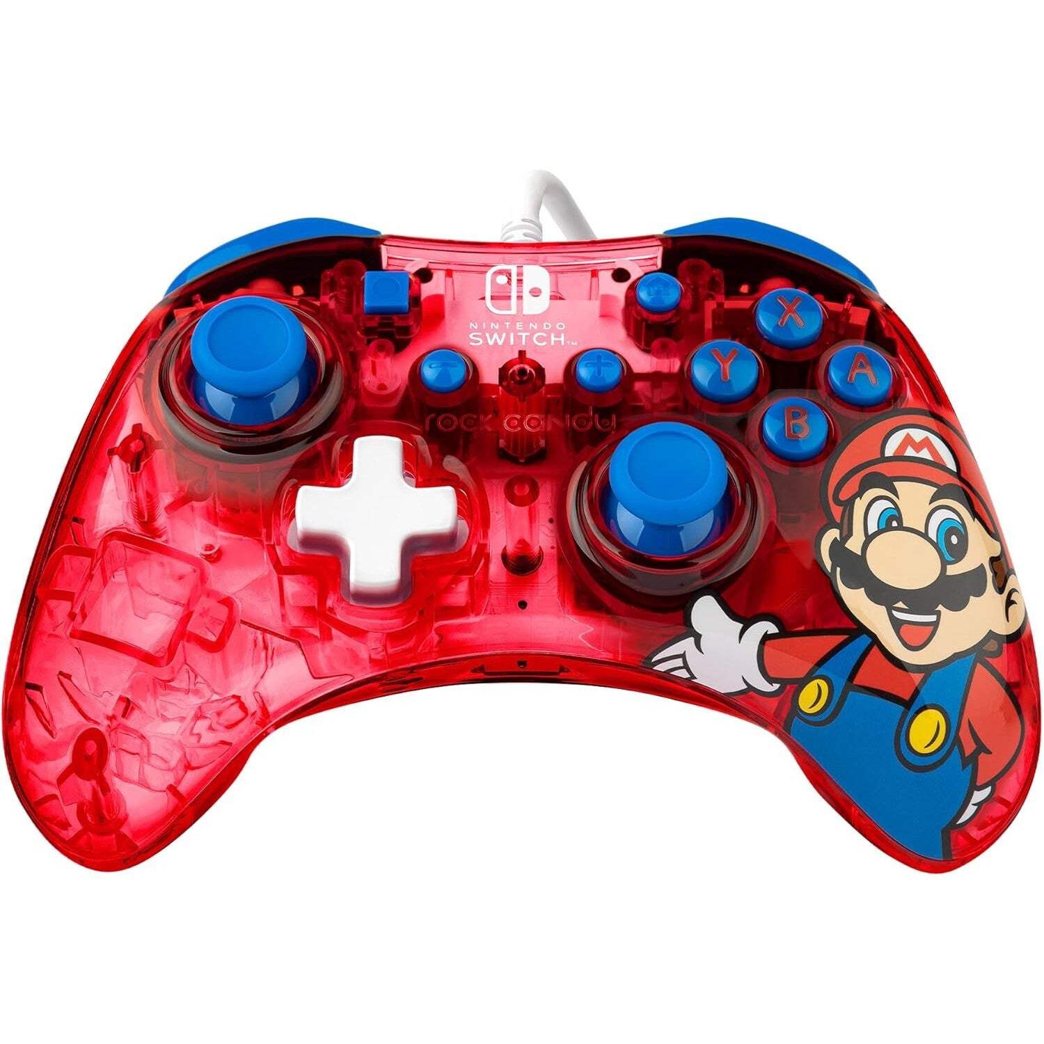 Wired Rockcandy Mario Controller Nintendo Switch