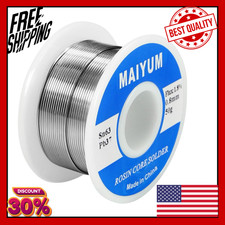63-37 Tin Lead Rosin Core Solder Wire for Electrical Soldering 0.8mm 50g