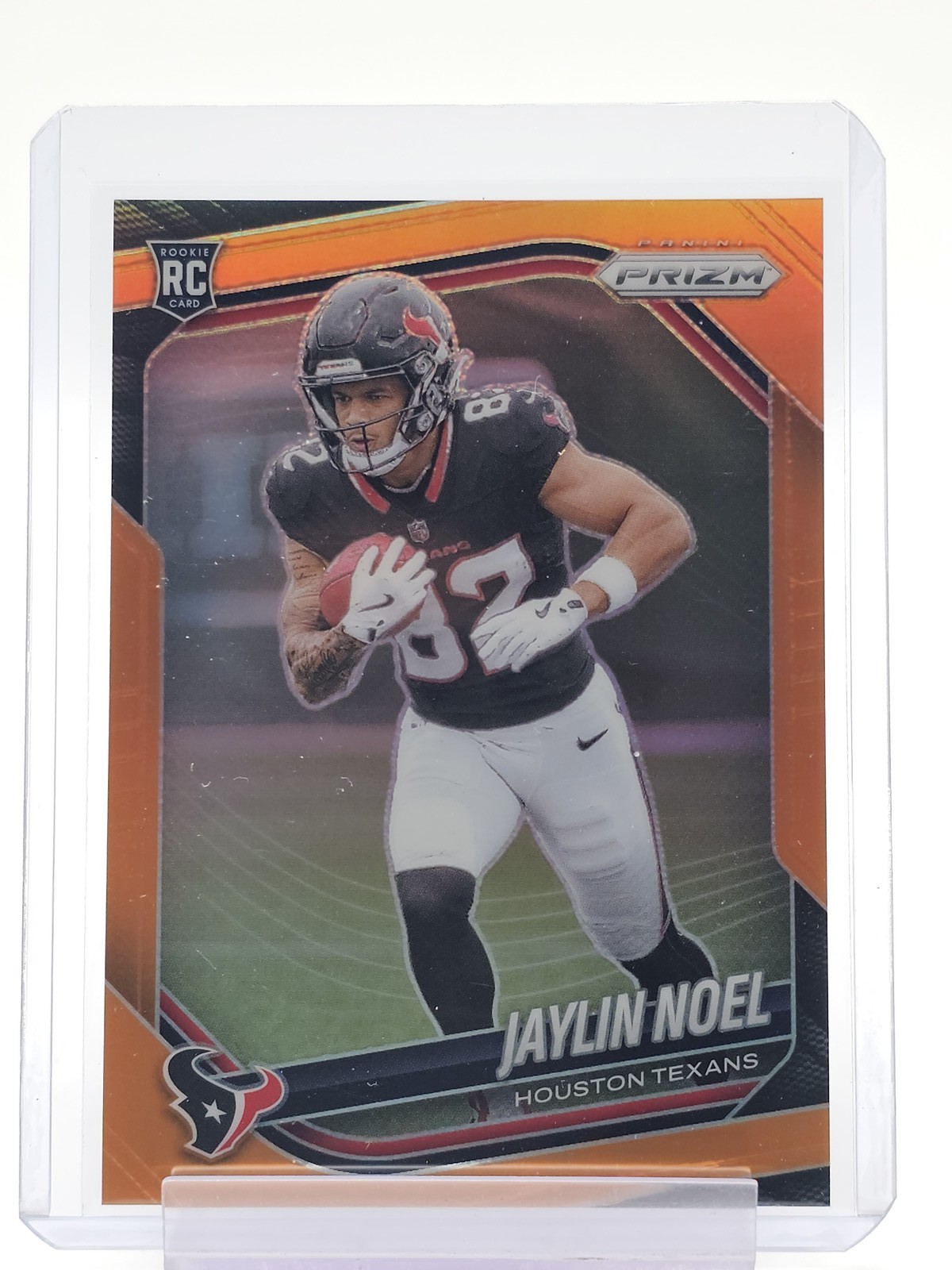 JAYLIN NOEL 2025 PANINI PRIZM ORANGE ROOKIE /249 #386 TEXANS Q0063