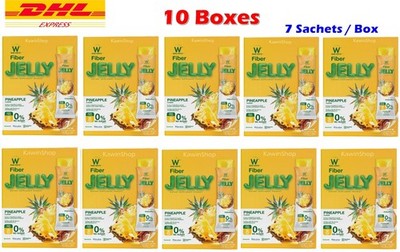 10 X WINK WHITE W Fiber Jelly Pineapple Dietary Supplement 7 Sachets