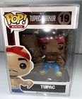 Funko Pop Rocks TUPAC Shakur #19 Vinyl Figure w/ Protector Case Box Wear Read