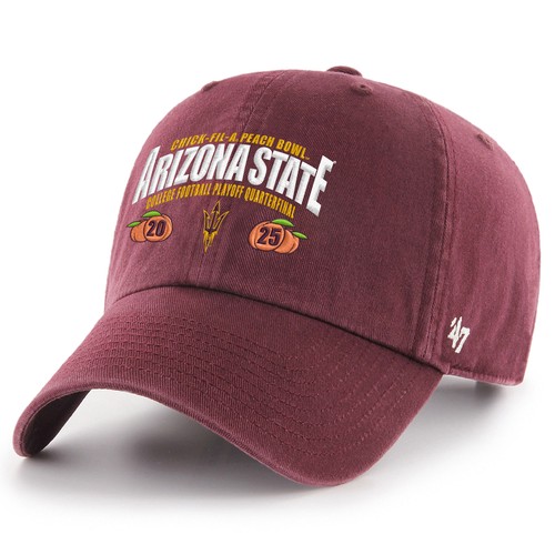 Men's '47 Maroon Arizona State Sun Devils College Football Playoff 2025 Peach - Picture 2 of 3