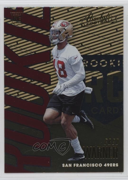 2018 Panini Absolute Rookie Fred Warner #119 Rookie RC 0nr3